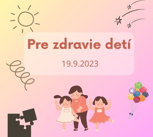 Pre zdravie detí