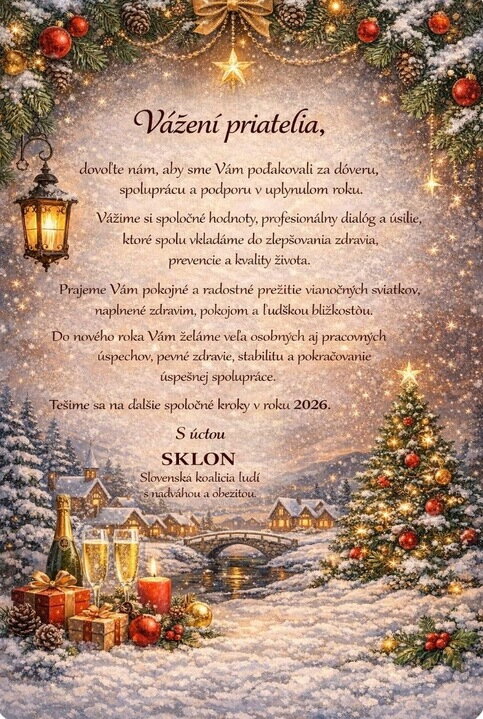 O ZDRUŽENÍ SLOVENSKÁ  KOALÍCIA ĽUDÍ S OBEZITOU A NADVÁHOU 