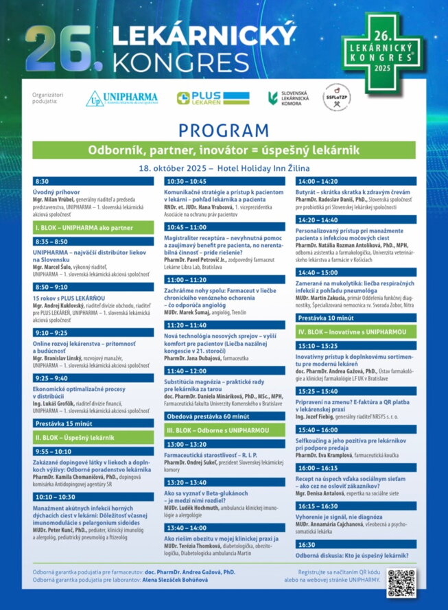 Lekárnický kongres 2025